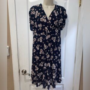 Tommy Hilfiger Floral Midi Dress Size 14